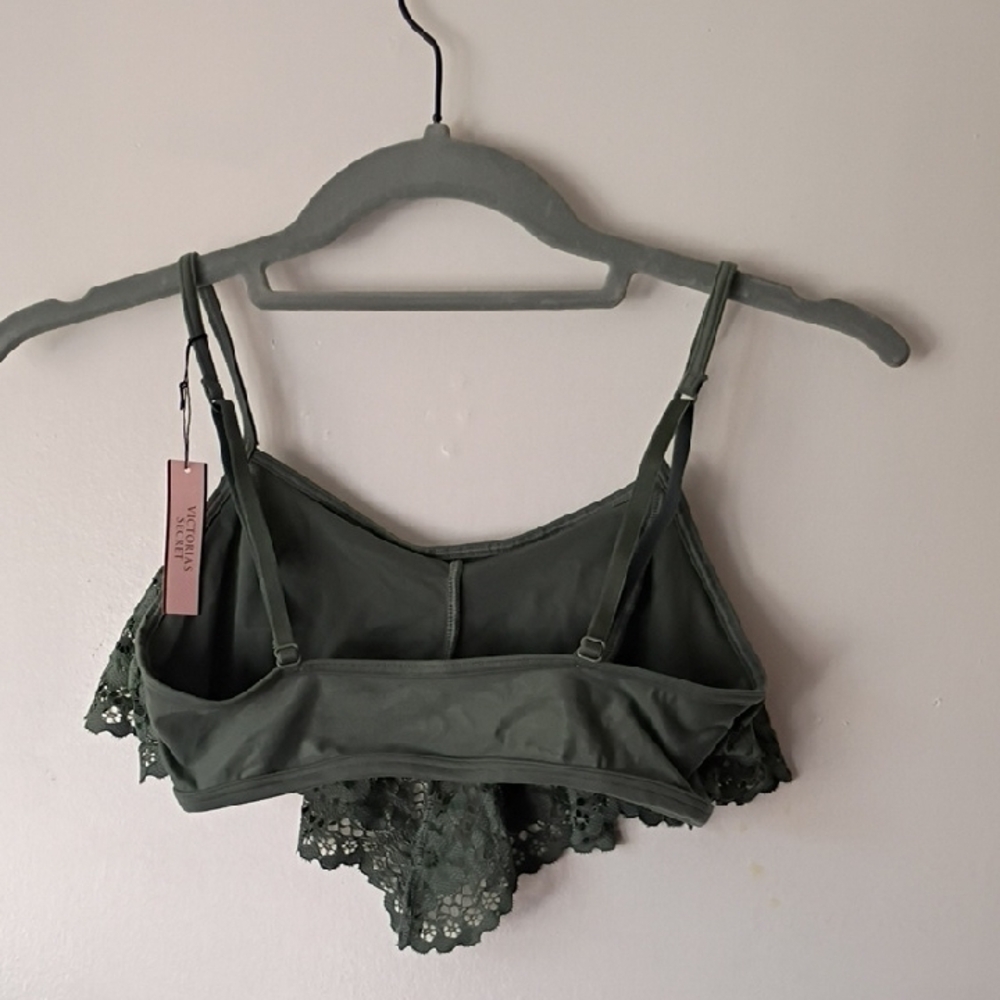 Victoria's Secret Green Bralette size small New with tags - Picture 3 of 4